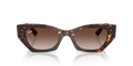 Ray-Ban Zena Bio-Based RB4430 Sunglasses front view - Colour: Polished Havana / Brown Gradient