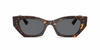 Ray-Ban Zena Bio-Based RB4430 Sunglasses front view - Colour: Polished Havana - Lens: Grey solid tint - Media: Custom Polarised Grey solid tint