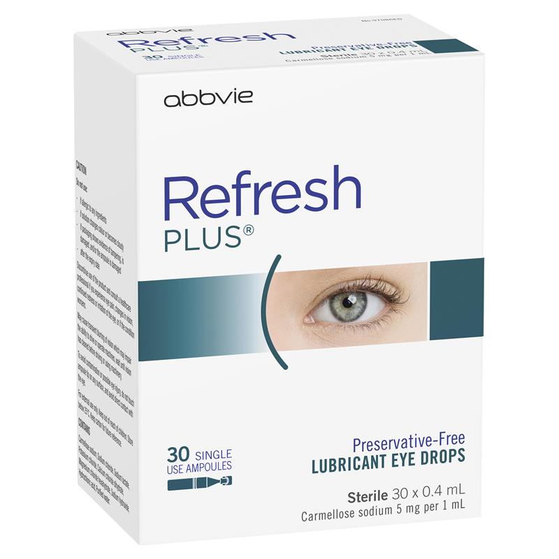 Refresh Plus Preservative-Free Eye Drops 30 x 0.4mL