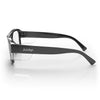 SafeStyle Skylines prescription safety glasses in Black — side view