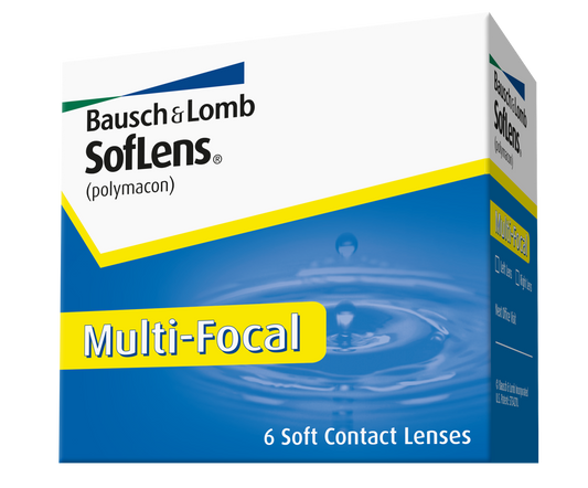 Bausch + Lomb SofLens Multi-Focal monthly 6 pack contact lenses