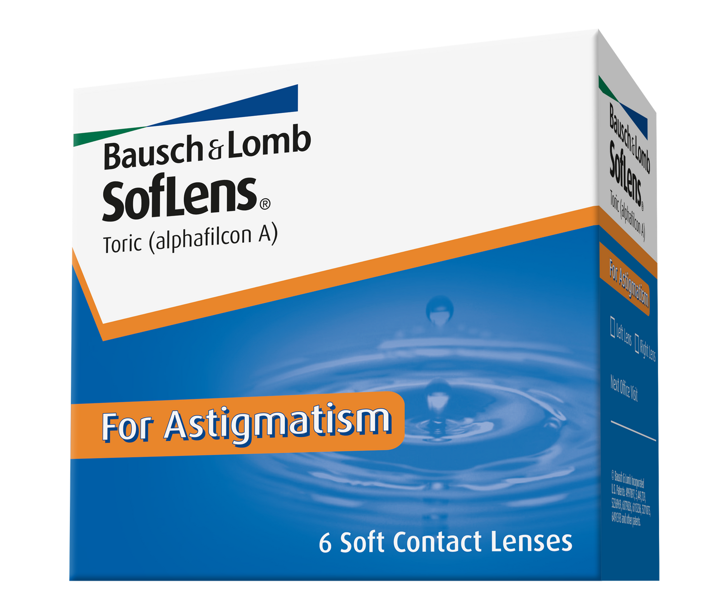 Bausch + Lomb SofLens 66 Toric 6 pack contact lenses