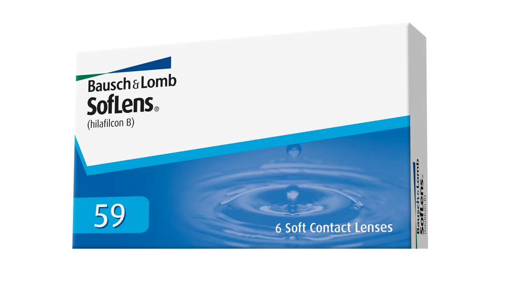 Bausch + Lomb SofLens 59 monthly 6 pack contact lenses