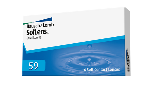 Bausch + Lomb SofLens 59 monthly 6 pack contact lenses