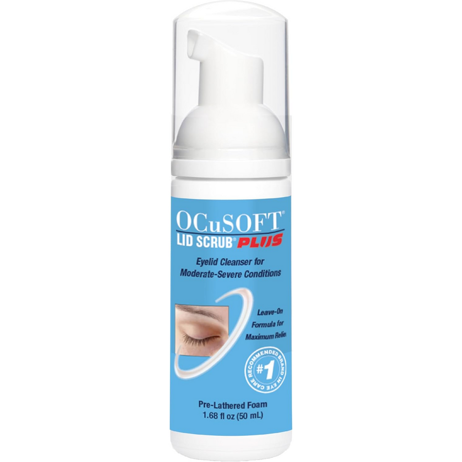 OCuSoft LidScrub Foam Plus 50ml eyewear - front view