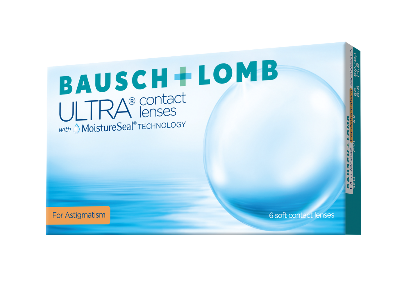 Bausch + Lomb ULTRA for Astigmatism monthly 6 pack contact lenses