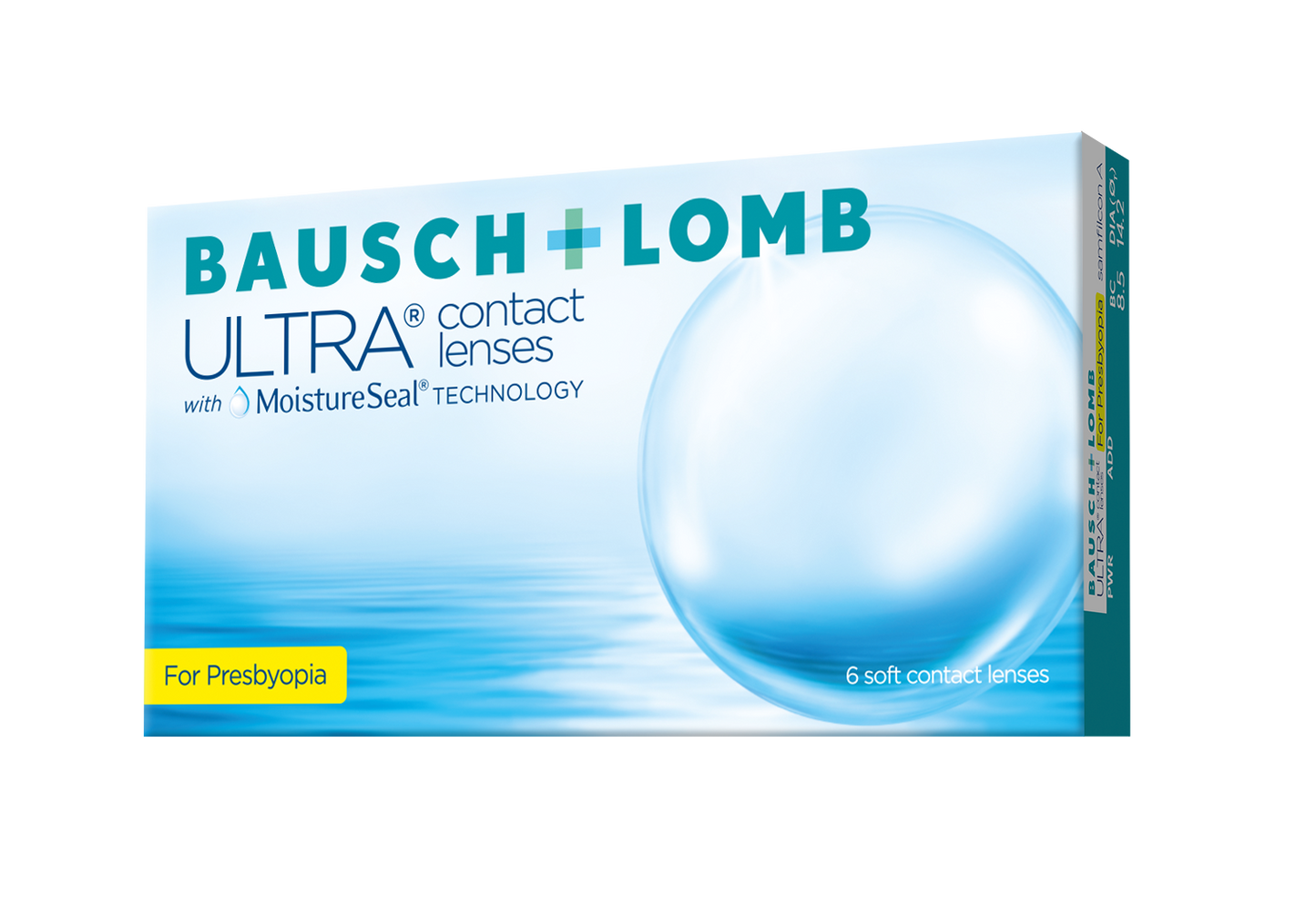 Bausch + Lomb ULTRA for Presbyopia monthly 6 pack contact lenses