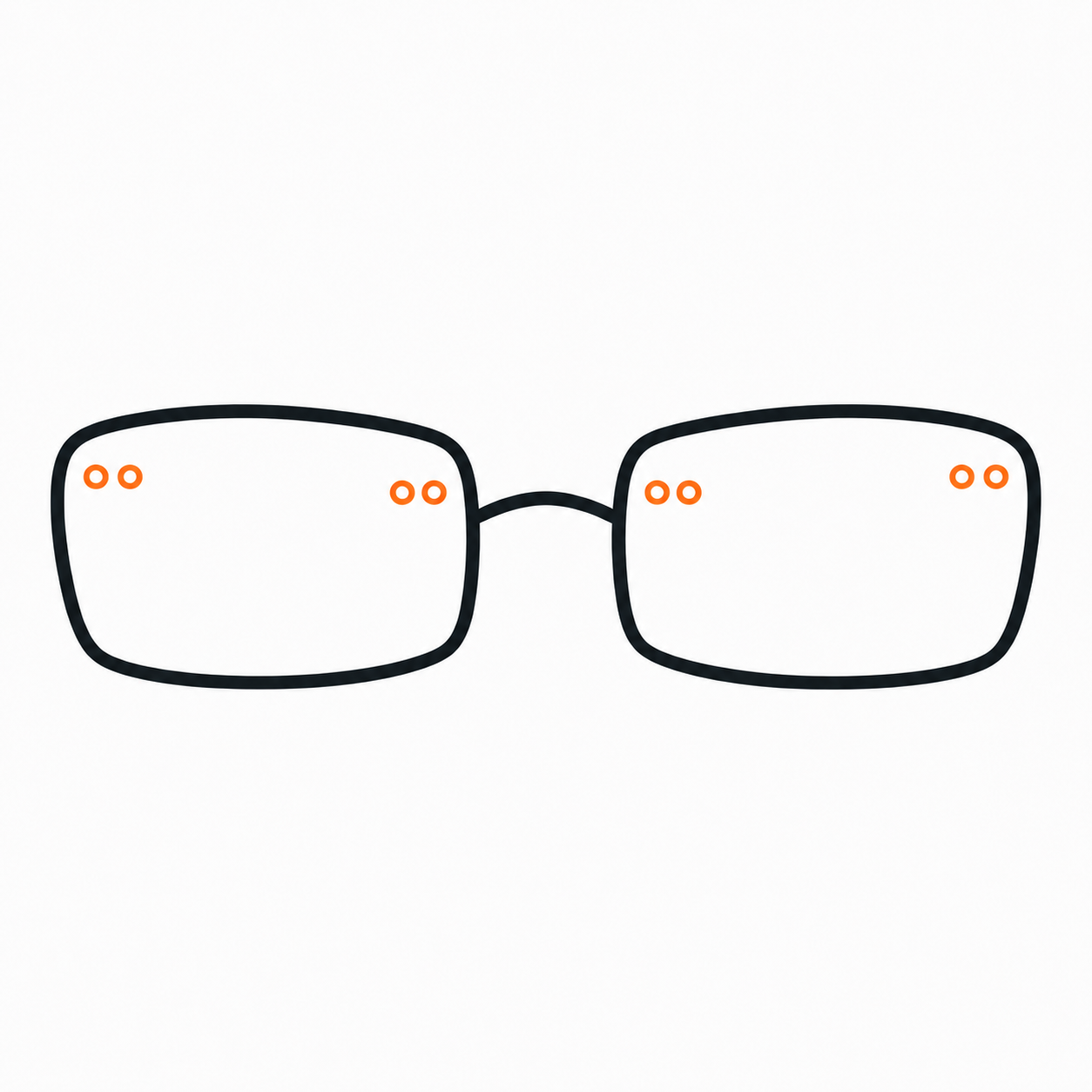 Rimless frame icon