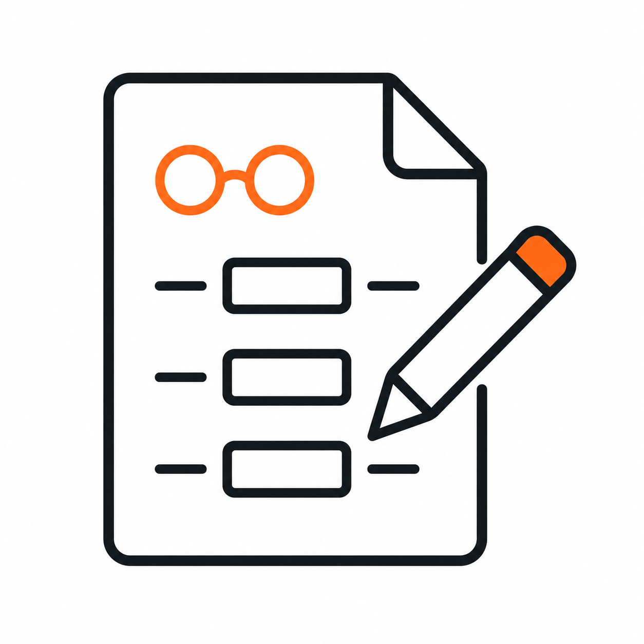 Manual prescription entry icon