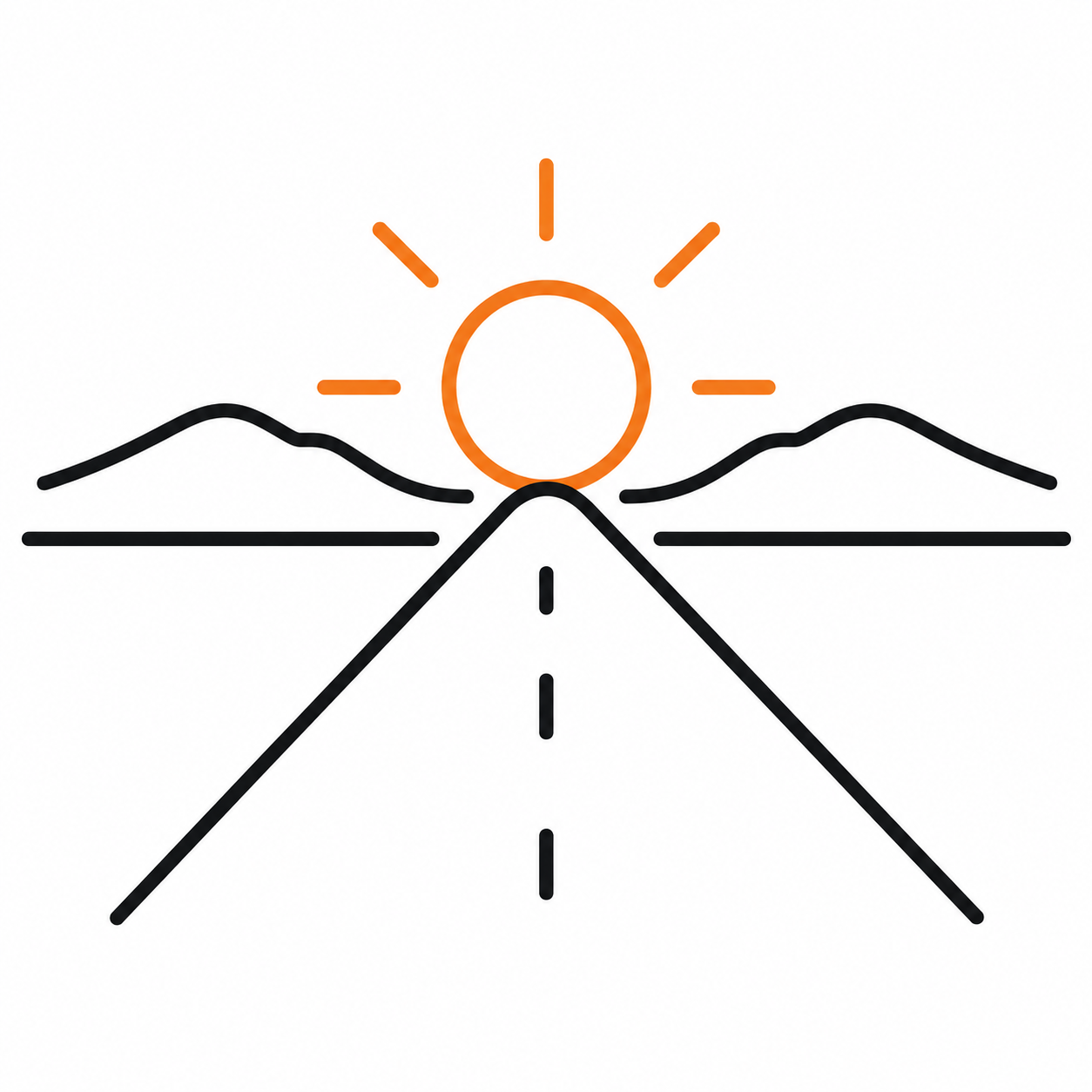 Distance vision icon