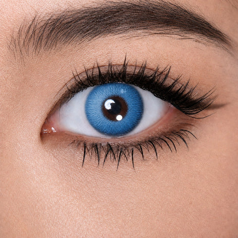 Air Optix Colors Brilliant Blue physical lens pattern