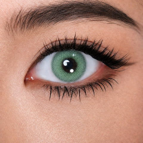 Air Optix Colors Green physical lens pattern