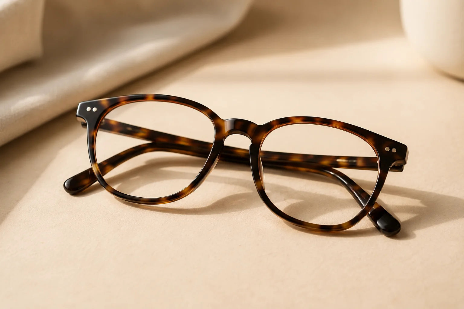 Prescription glasses ready for replacement lenses