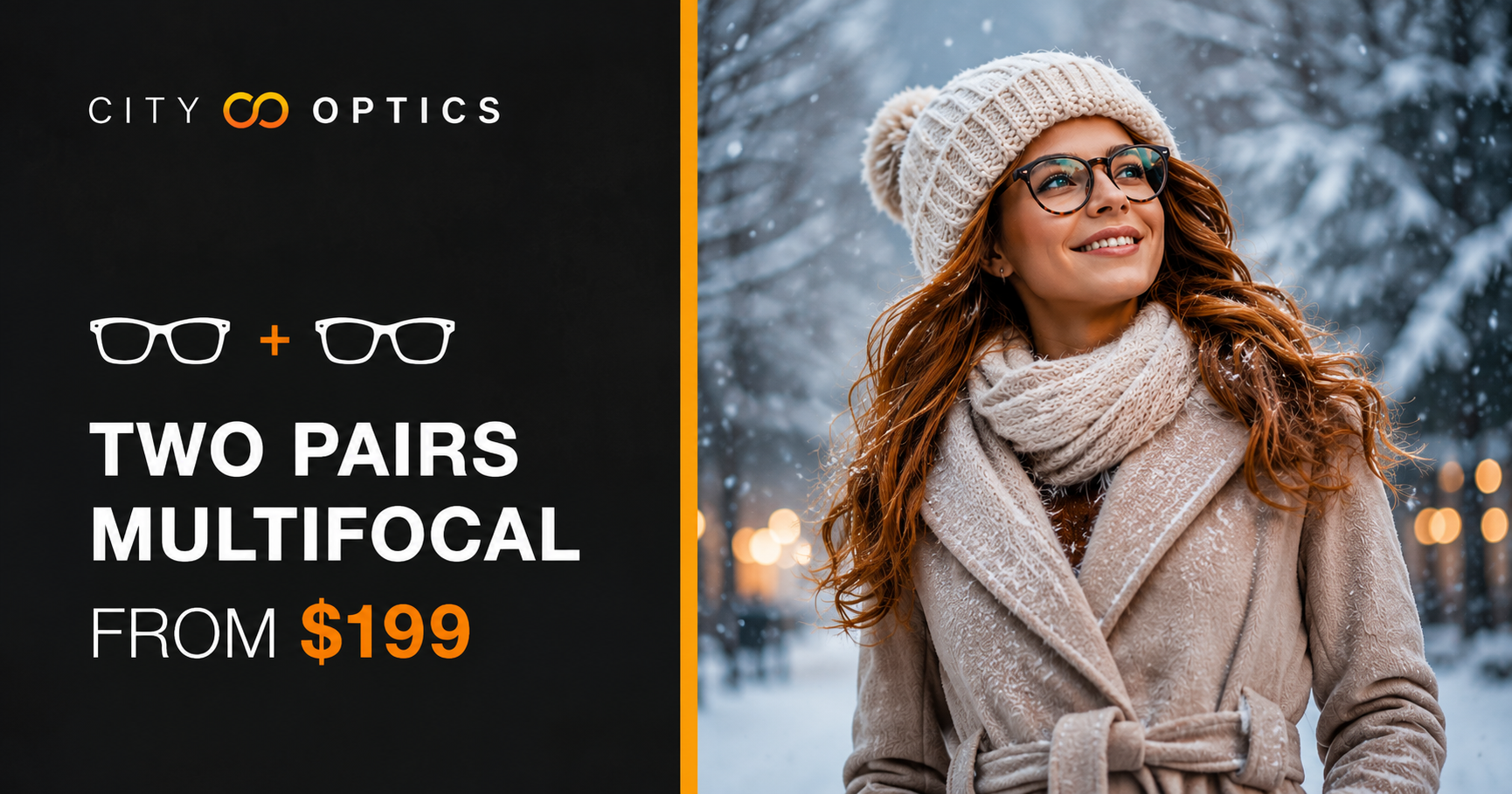 City Optics winter multifocal glasses offer